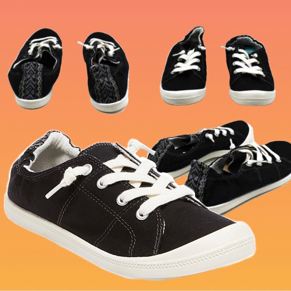 Women’s Mad Love Lennie Sneakers- Black - Sizes 6, 7